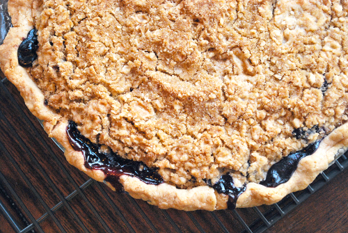 Blueberry Crumble Pie Blueberry Crumble Pie recipe and images by Lacey Stevens-Baier, A Sweet Pea Chef