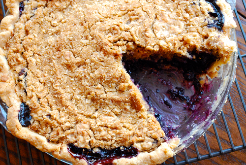 Blueberry Crumble Pie Blueberry Crumble Pie recipe and images by Lacey Stevens-Baier, A Sweet Pea Chef