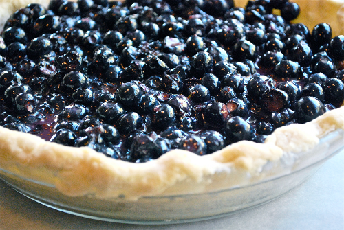 Blueberry Filling Blueberry Crumble Pie recipe and images by Lacey Stevens-Baier, A Sweet Pea Chef