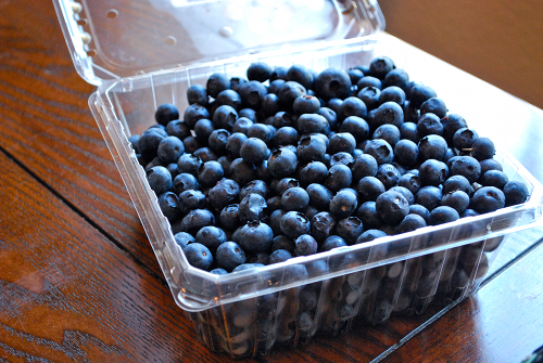 Fresh Blueberries Blueberry Crumble Pie recipe and images by Lacey Stevens-Baier, A Sweet Pea Chef