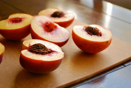 Fresh Peach Halves Recipe and images of Fresh Peach Cobbler by Lacey Stevens-Baier, a sweet pea chef