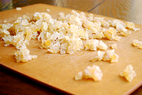 Chopped Candied Ginger Soft Ginger Cookies recipe and images by Lacey Baier, a sweet pea chef