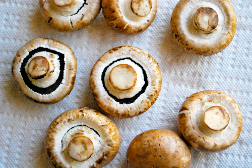 Cremini Mushrooms Philly Cheesesteaks recipe and images by Lacey Baier, a sweet pea chef