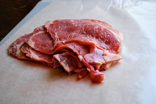 Thinly Sliced Boneless Rib-Eye Steak Philly Cheesesteaks recipe and images by Lacey Baier, a sweet pea chef