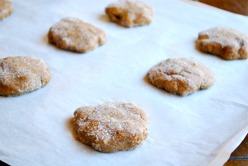 Unbaked Cookies Soft Ginger Cookies recipe and images by Lacey Baier, a sweet pea chef