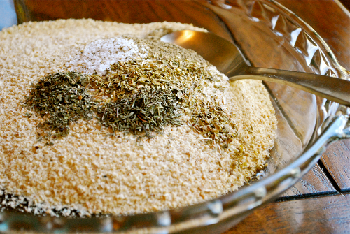 Breadcrumb Mixture Eggplant Parmesan recipe by Lacey Baier, a sweet pea chef