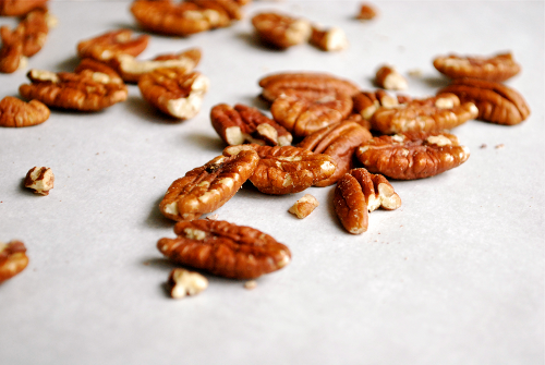 Raw Whole Pecans Pumpkin Frozen Yogurt with Roasted Pecans recipe by Lacey Baier, a sweet pea chef