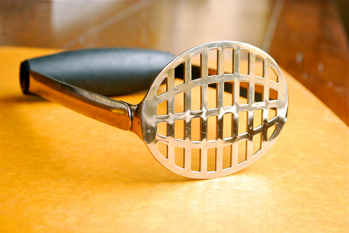 The Masher Parmesan Mashed Potatoes recipe and images by Lacey Baier, a sweet pea chef