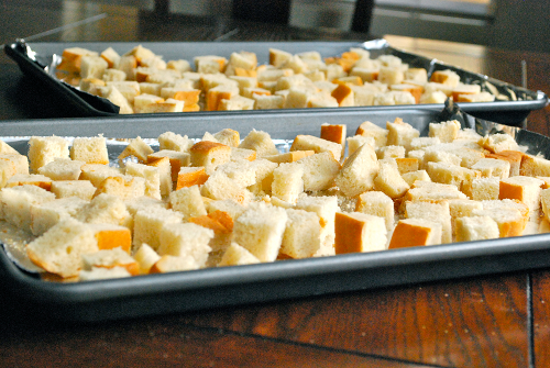 Bread Cubes Thanksgiving Stuffing recipe by Lacey Baier, a sweet pea chef