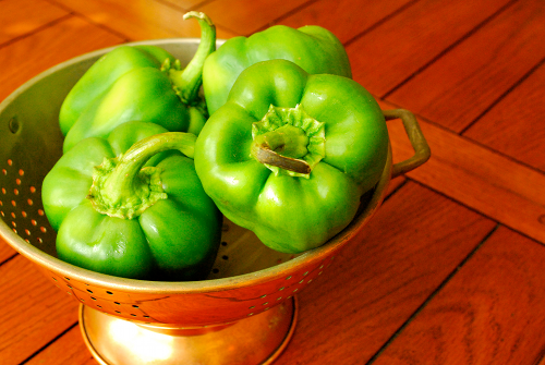 Green Bell Peppers Stuffed Bell Peppers recipe and images by Lacey Baier, a sweet pea chef