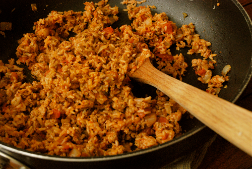 Ground Turkey Stuffing Stuffed Bell Peppers recipe and images by Lacey Baier, a sweet pea chef