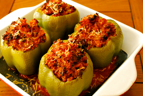 Stuffed Bell Peppers Stuffed Bell Peppers recipe and images by Lacey Baier, a sweet pea chef