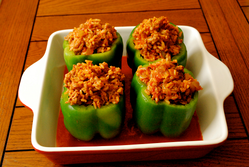 Stuffed Bell Peppers Stuffed Bell Peppers recipe and images by Lacey Baier, a sweet pea chef