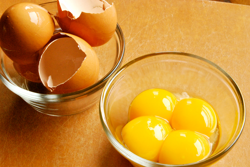 Egg Yolks Non-Alcoholic Eggnog recipe and images by Lacey Baier, a sweet pea chef