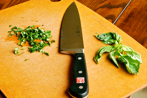 Fresh Basil Meat Lasagna recipe and images by Lacey Baier, a sweet pea chef