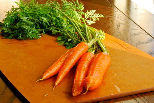 Fresh Carrots Making Chicken Stock recipe and images by Lacey Baier, a sweet pea chef