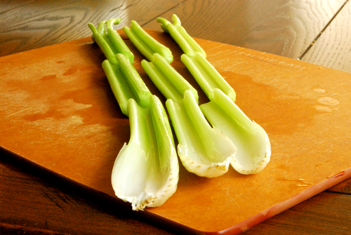Fresh Celery Making Chicken Stock recipe and images by Lacey Baier, a sweet pea chef