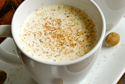 Homemade Eggnog Non-Alcoholic Eggnog recipe and images by Lacey Baier, a sweet pea chef