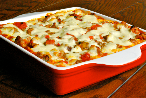Meat Lasagna Meat Lasagna recipe and images by Lacey Baier, a sweet pea chef