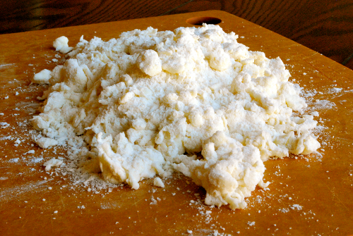 Mixing Butter with Flour My Favorite Pie Crust Recipe by Lacey Baier, a sweet pea chef