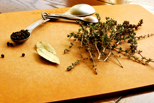 The Spices and Herbs Making Chicken Stock recipe and images by Lacey Baier, a sweet pea chef