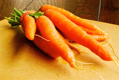 Fresh Organic Carrots Asian Coleslaw recipe and images by Lacey Baier, a sweet pea chef
