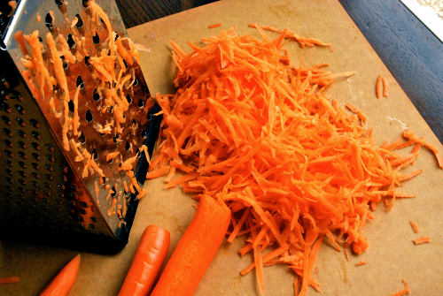 Shredded Carrots Asian Coleslaw recipe and images by Lacey Baier, a sweet pea chef