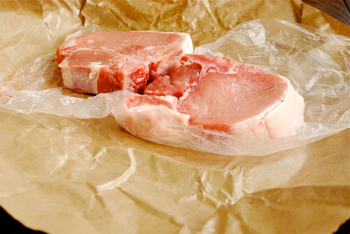 Raw Pork Chops Best Pork Chops recipe and images by Lacey Baier, a sweet pea chef
