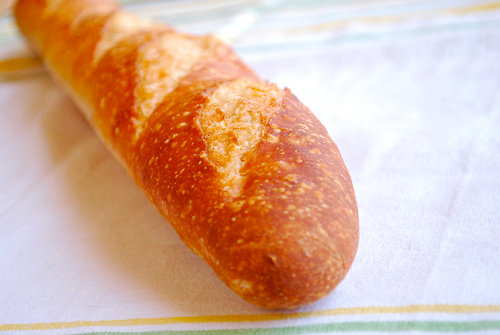 Fresh Loaf of Bread Homemade Garlic Bread recipe and images by Lacey Baier, a sweet pea chef