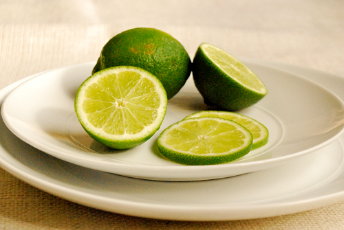 Limes Non-Alcoholic Raspberry Mojito recipe and images by Lacey Baier, a sweet pea chef