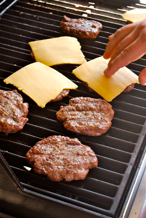 Adding the Cheese Dustin's Awesome Homemade Burgers