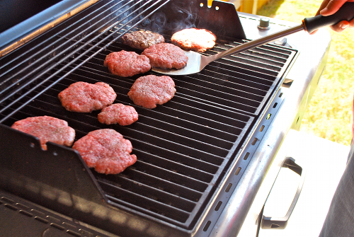 Flippin' the Burgers Dustin's Awesome Homemade Burgers