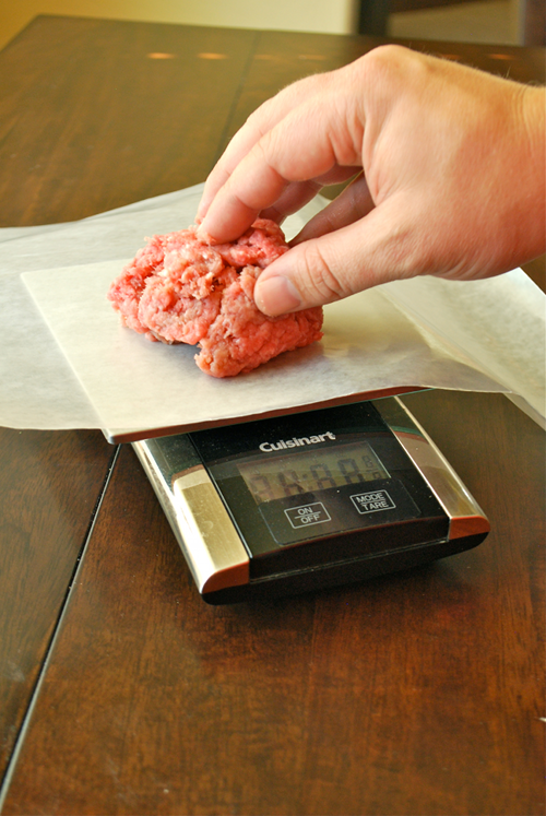 Making Portions Dustin's Awesome Homemade Burgers