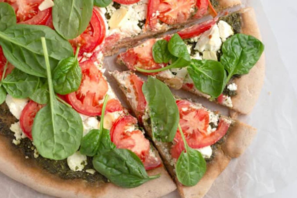 Pesto and Goat Cheese Pizza | Incredible Fresh Flavors!