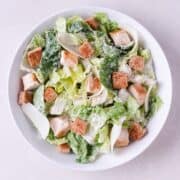 Healthy Chicken Caesar Salad