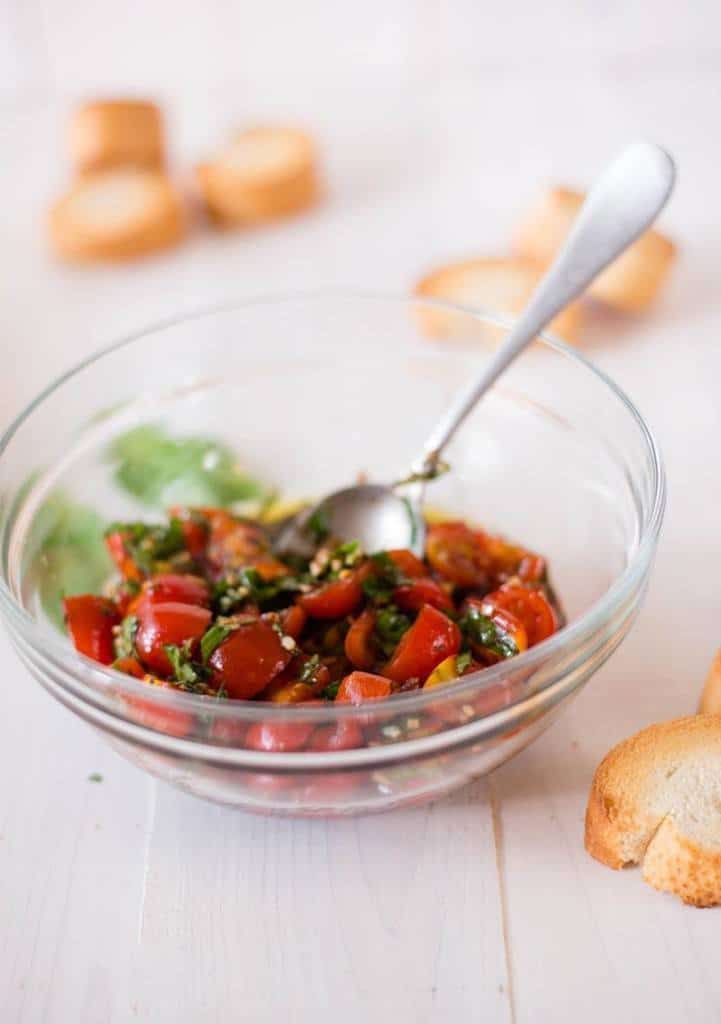 Tomato Basil Bruschetta | Clean Ingredients