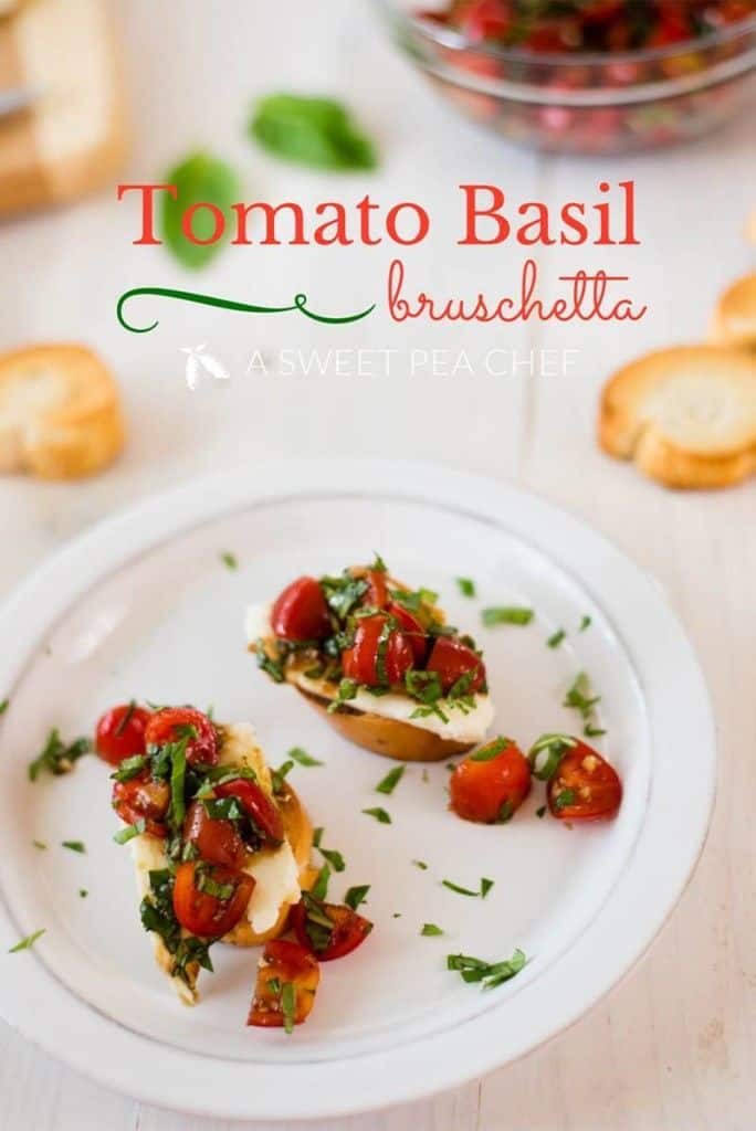 Tomato Basil Bruschetta | Clean Ingredients