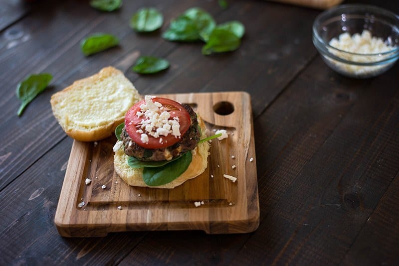 Spinach And Feta Burgers