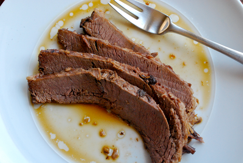 Texas Beef Brisket recipe and images by Lacey Baier, a sweet pea chef