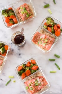 Teriyaki Salmon | Easy Sheet Pan Meal Prep! • A Sweet Pea Chef