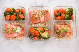 Teriyaki Salmon | Easy Sheet Pan Meal Prep! • A Sweet Pea Chef