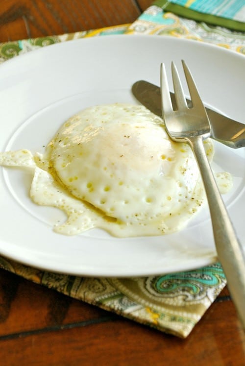 How To Fry An Egg by Lacey Baier, a sweet pea chef
