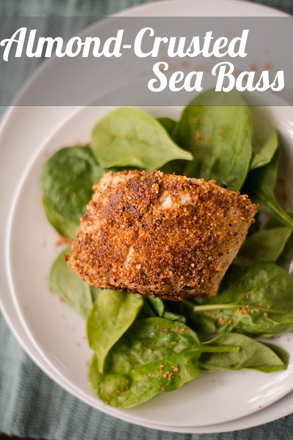 Almond-Crusted Sea Bass