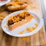 Homemade Chili Cheese Dog Square Recipe Preview Image
