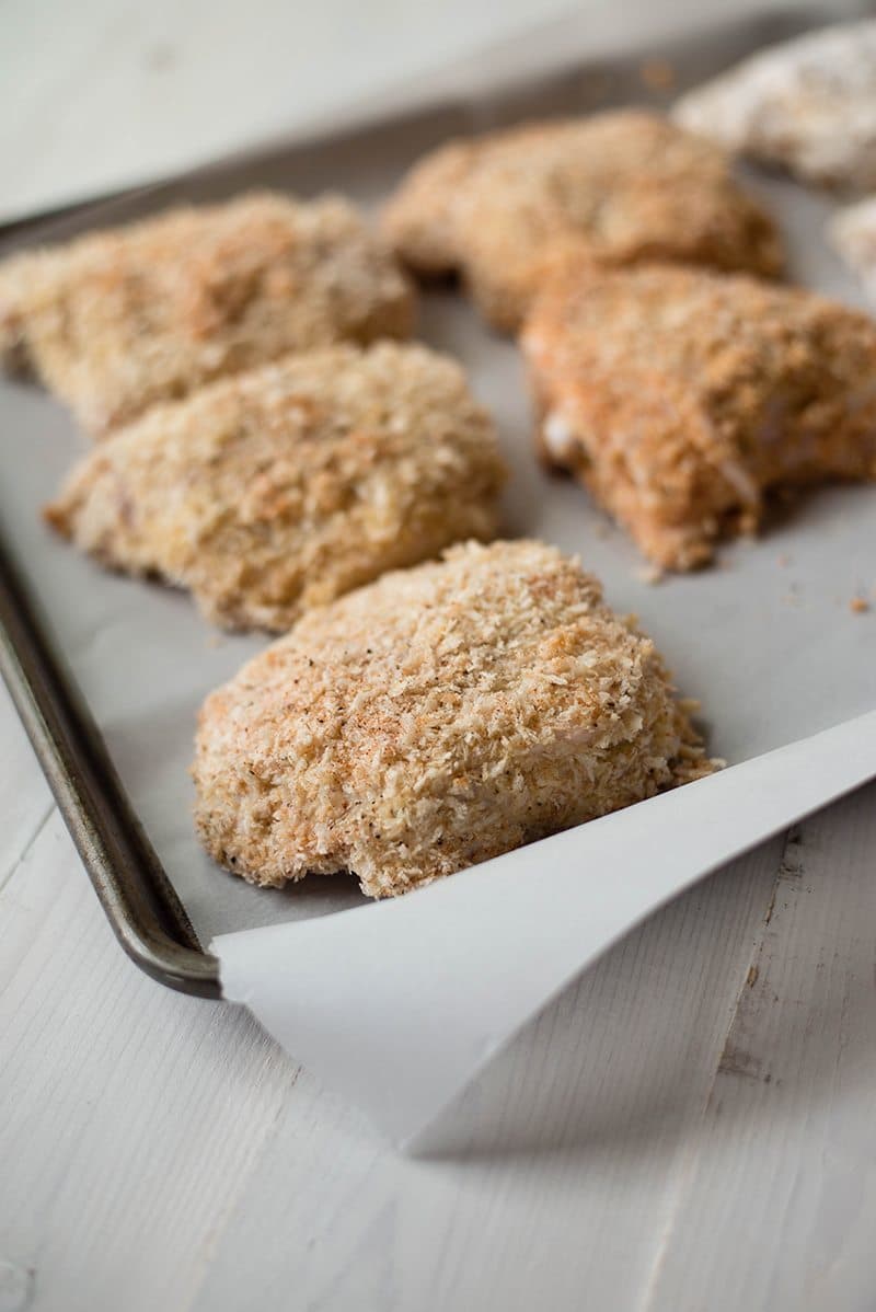 Panko Baked Chicken Thighs - Ready To Bake
