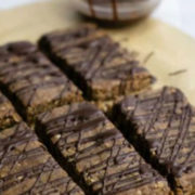 Chocolate Peanut Butter Protein Bars | A Tasty, Mood-Boosting Snack