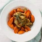 Dijon-Roasted Chicken And Carrots Square Recipe Preview Image