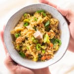 Chicken Cauliflower Fried Rice Square Recipe Preview Image