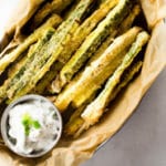 Baked Zucchini Fries Square Recipe Preview Image