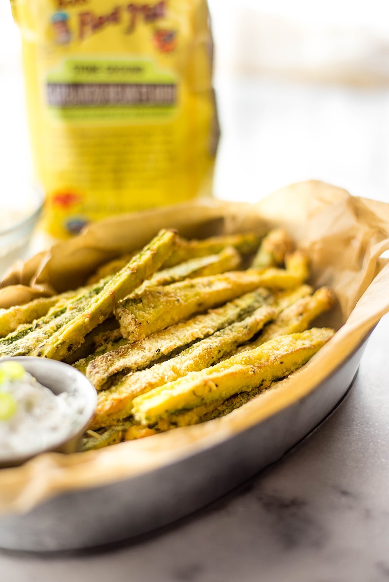 Baked Zucchini Fries | A healthy and fun new way to eat your veggies | A Sweet Pea Chef